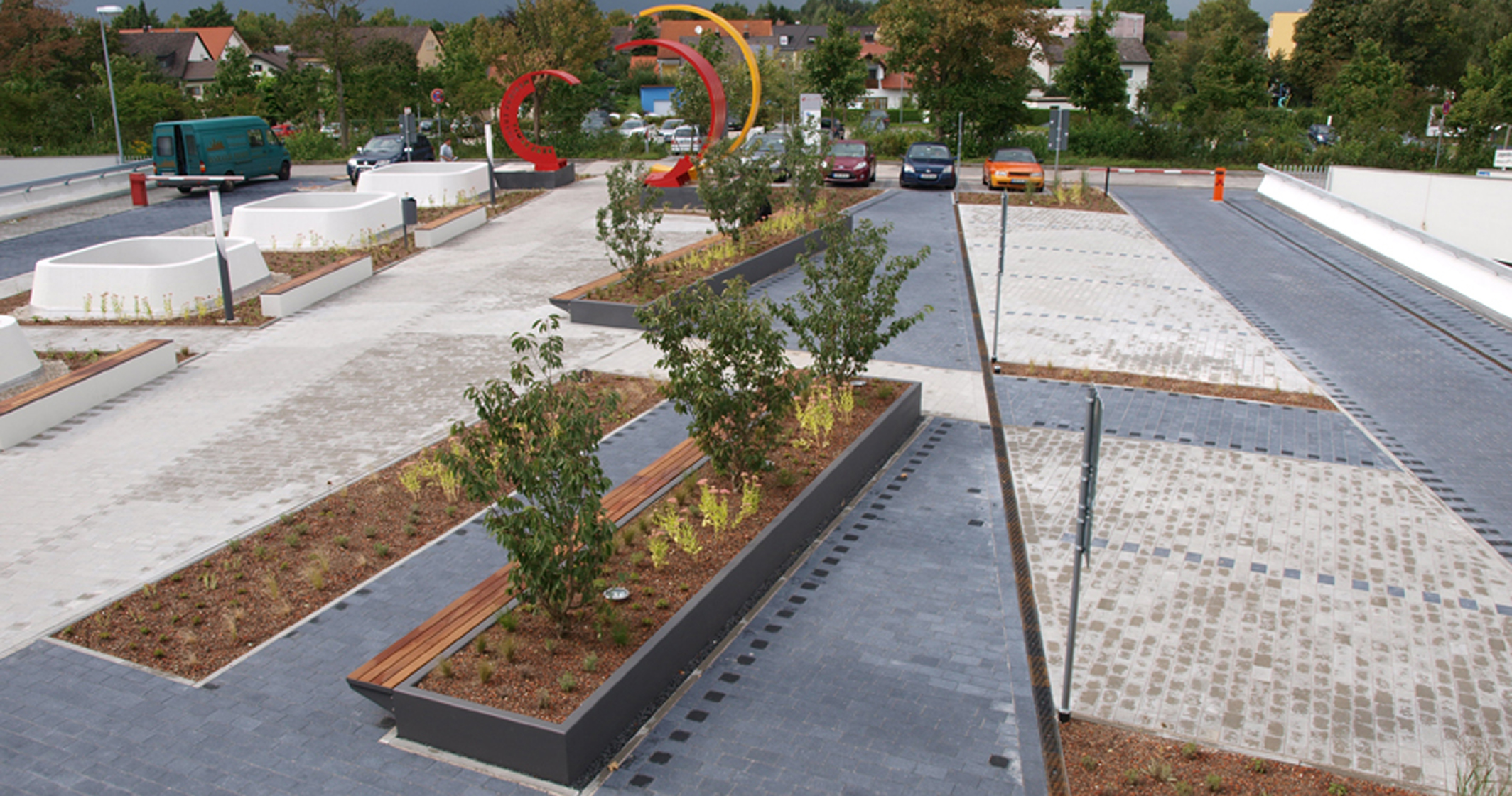 Vorplatz Kreiskrankenhaus Erding